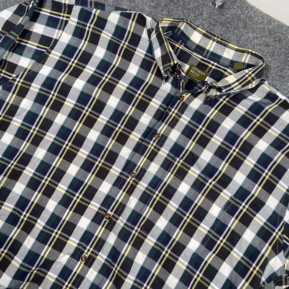 Gitman Bros Shirt Mens XL Button Down Long Sleeve Plaid Cotton Vintage USA - Picture 1 of 8